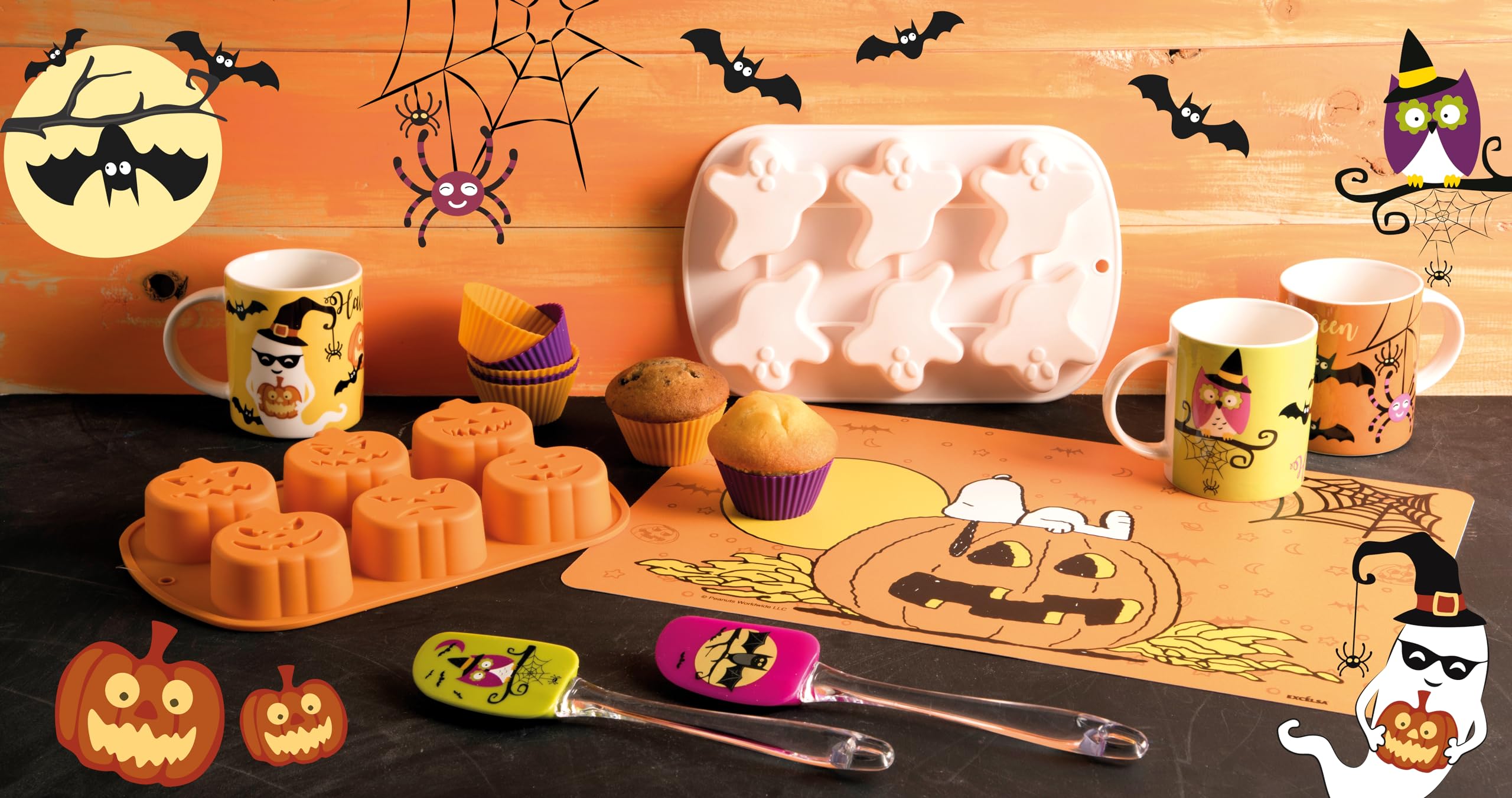 Amazon.com: Excelsa Peanuts Halloween Placemat, 48.5 x 28.5 cm, PP